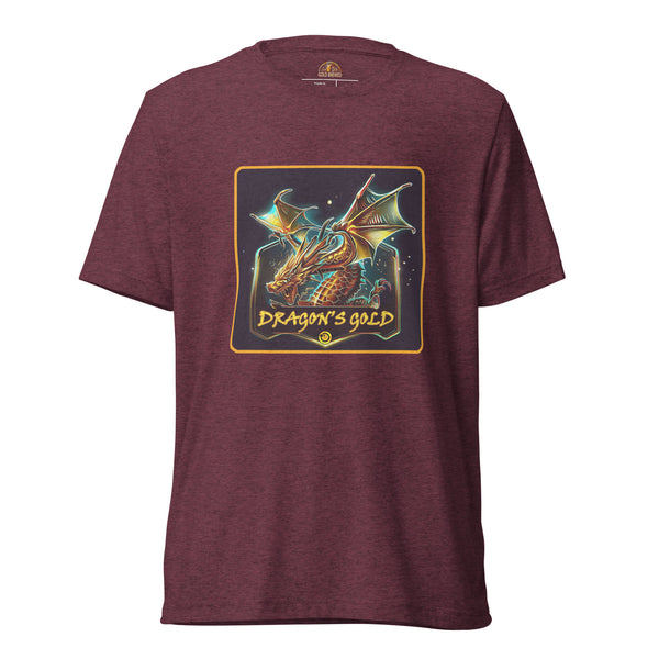 Dragon's Gold: Tri-blend soft and durable short sleeve t-shirt image 4