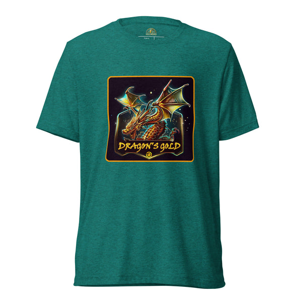 Dragon's Gold: Tri-blend soft and durable short sleeve t-shirt image 5