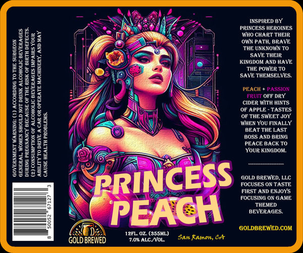 Princess Peach: Sweet cider 6 Pack