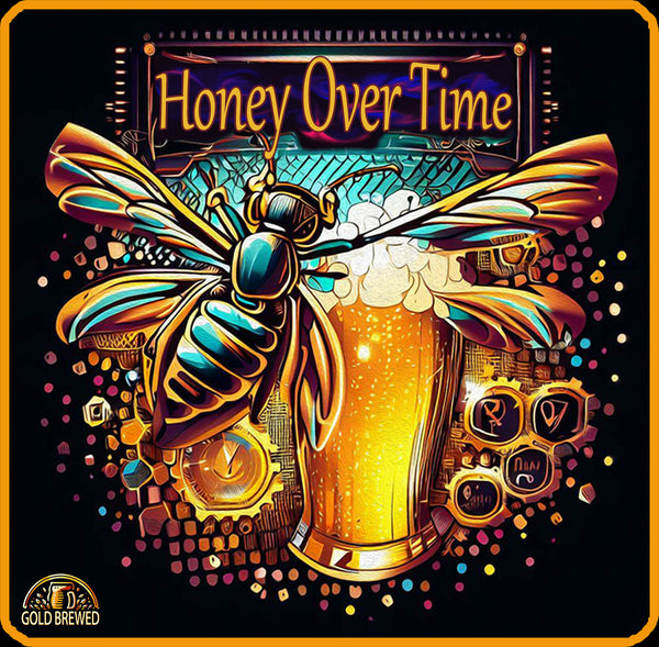 Honey Over Time: Tri-blend soft and durable short sleeve t-shirt