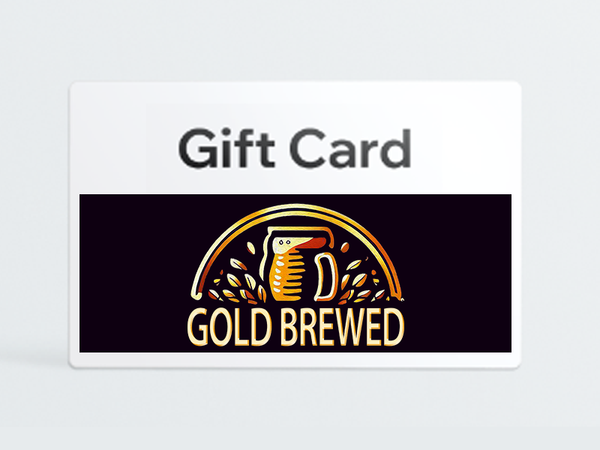 Gold Brewed Gift Card - Beer, Cider, and Apparel Gift Card: The Perfect Gift